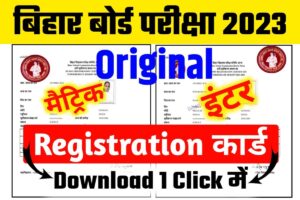 Inter Original Registration Card 2023 Download