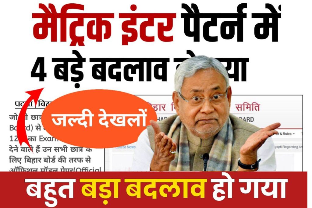 Bihar Board 12th New Pattern Download Link