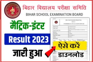 BSEB Matric Inter Result 2023 Download