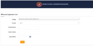 BSEB 10th 12th Dummy Registration Card 2024 Download