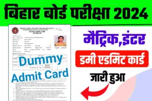 BSEB Inter Matric Dummy Admit Card 2024 Direct Link