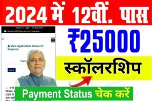 Bihar Board 12th Scholarship 2024 Payment Check List